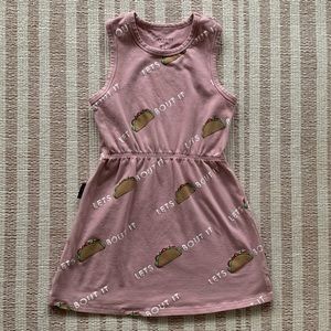 Tiny Tribe Pink Taco Cotton Dress